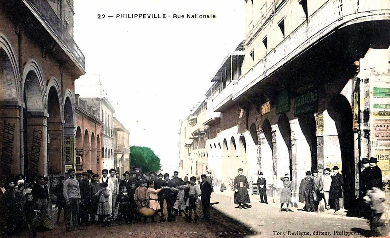 2850- Philippeville - Rue Nationale - 1918.jpg